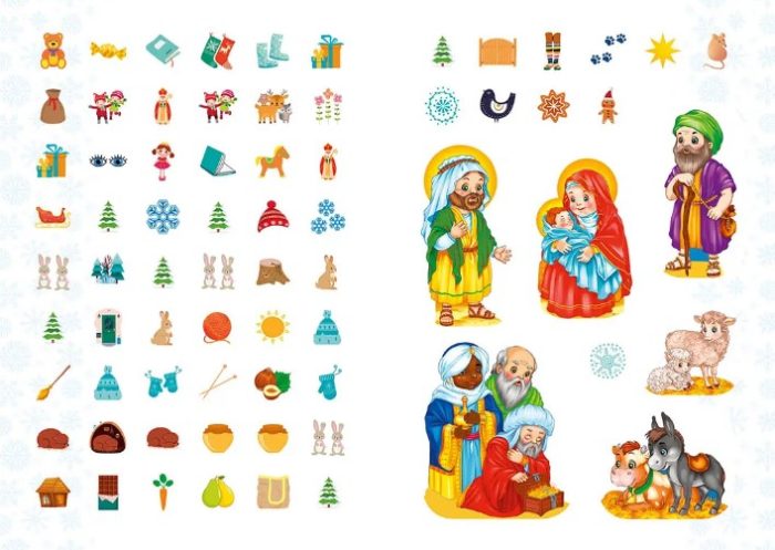Christmas sticker book. Віршики до свят - Зображення 3