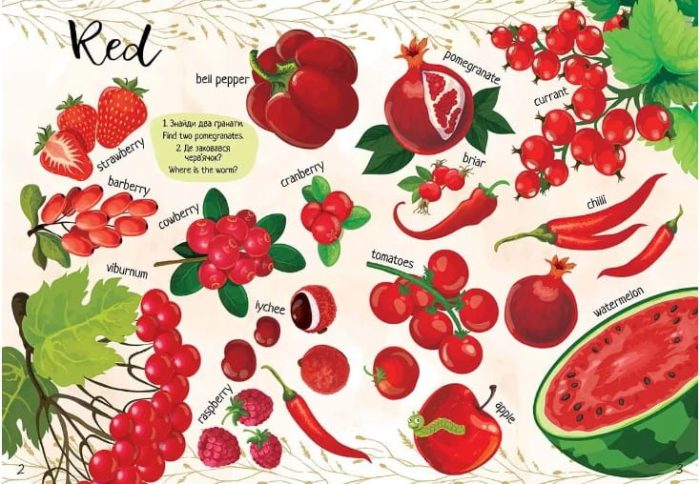 Мої улюблені фрукти та овочі / My favorite vegetables and fruits - Зображення 2