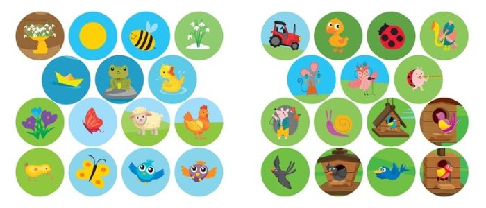 Чарівні наліпки. Кришталева куля. Весна - Зображення 3