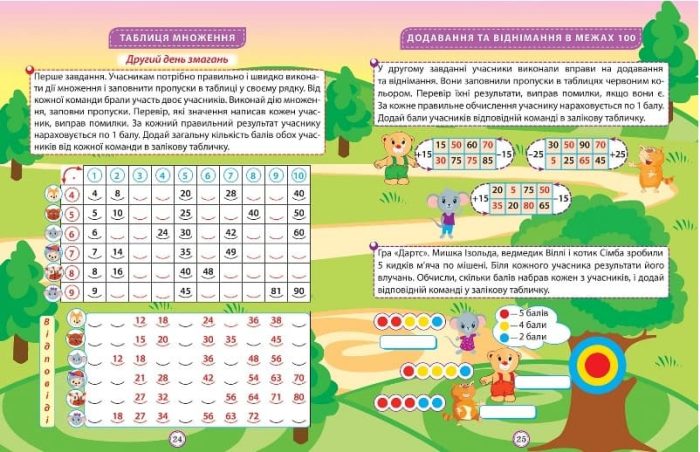 Математика. 2 клас. Цікаві вправи та задачі. Пригоди вусатих і хвостатих - Зображення 3