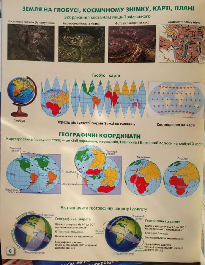 Географія. Загальна географія 6 клас. Атлас - Зображення 3