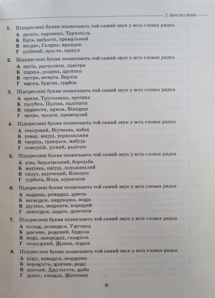 ЗНО/НМТ 2024. Українська мова. Теорія в таблицях. Завдання у форматі зно\нмт (Авраменко) - Зображення 5