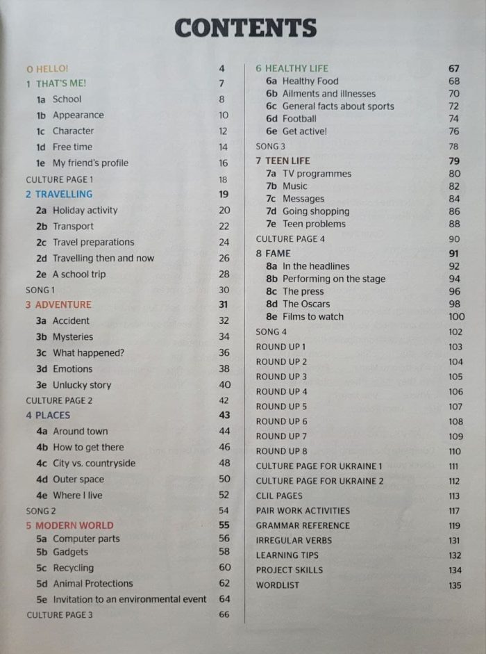 FULL BLAST plus 6. Student`s book. Підручник. Англійська мова 6 клас - Зображення 2