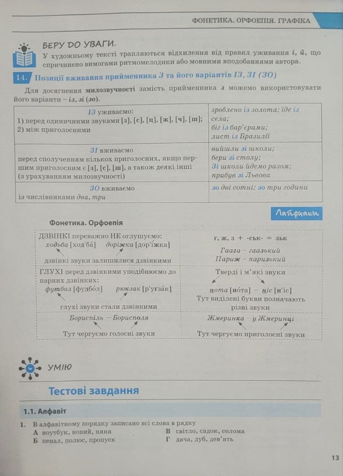 Українська мова. Комплексне видання. ЗНО/НМТ 2026 | Заболотний О.В. - Зображення 4