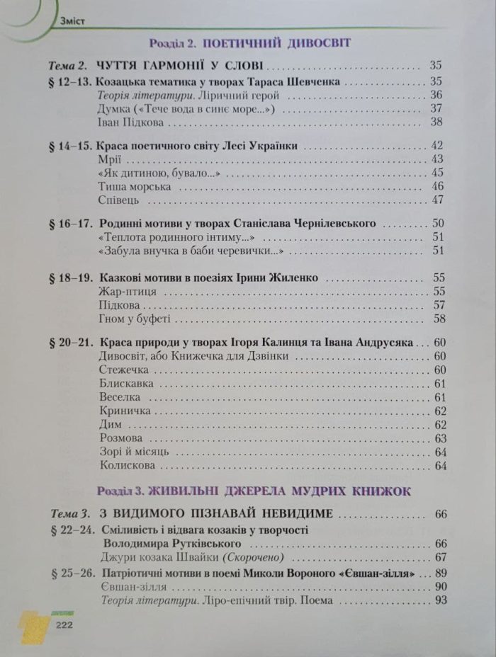 Підручник. Українська література 6 клас (Авраменко) - Зображення 5