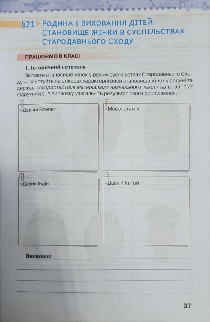 Історія України. Всесвітня історія. Робочий зошит 6 клас (Щупак) - Зображення 5