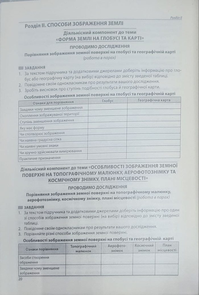 Географія. Як організувати навчання учнів 6 класу в умовах НУШ. Методичний посібник для вчителя. (Кобернік) - Зображення 7