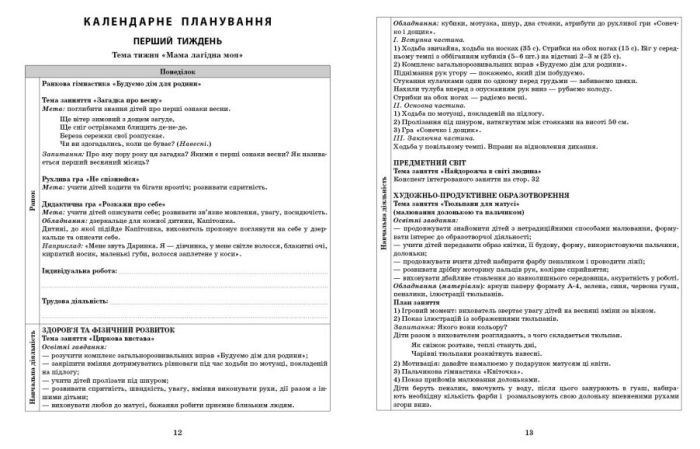 Розгорнутий календарний план. БЕРЕЗЕНЬ. Молодший вік - Зображення 3