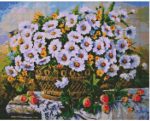 Алмазна мозаїка - Літні квіти 40х50