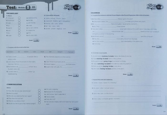 Full Blast Plus 6. Test Booklet. Збірник контрольних робіт 6 клас (Мітчелл) - Зображення 3