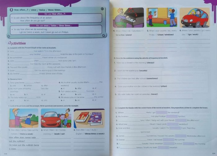 Full Blast Plus 6. Grammar. Збірник вправ з граматики 6 клас (Мітчелл) - Зображення 4
