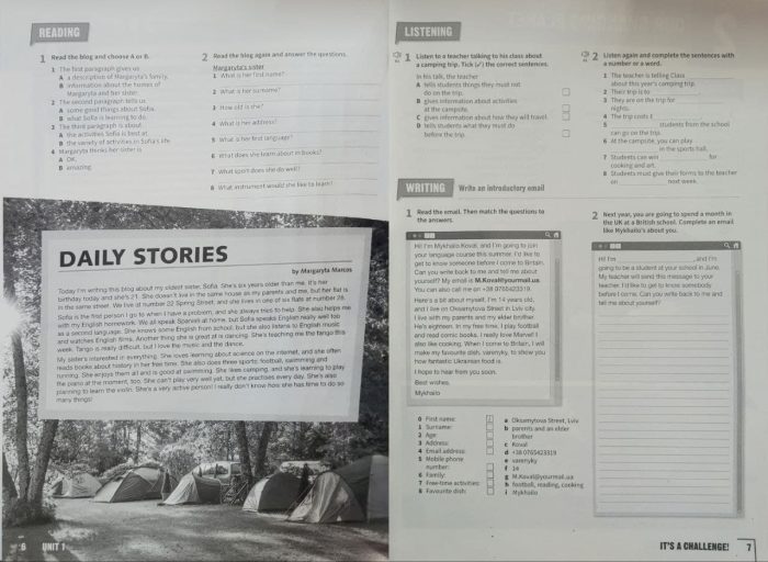 Prepare English 7. Workbook. Англійська мова 7 клас. Робочий зошит | Ф.Трелоар, І.Скрипник - Зображення 4