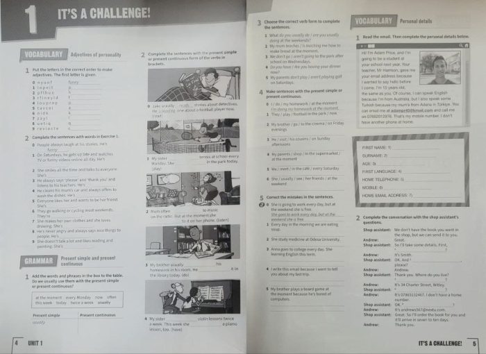 Prepare English 7. Workbook. Англійська мова 7 клас. Робочий зошит | Ф.Трелоар, І.Скрипник - Зображення 3