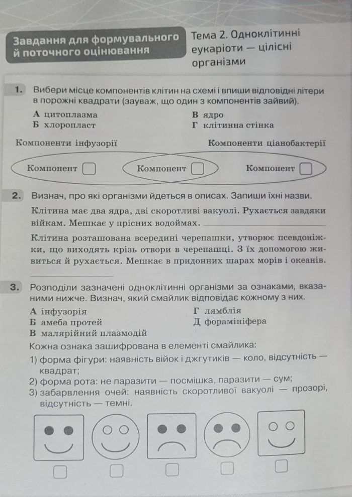 Зошит моїх досягнень. Біологія 7 клас | Задорожний К.М. - Зображення 6
