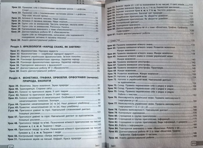 Українська мова. 5 клас. Розробки уроків до підручника Інни Літвінової | Паращич В.В. - Зображення 3