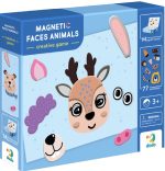 Магнітні обличчя тваринок  DoDo 77 елементів + планшетка