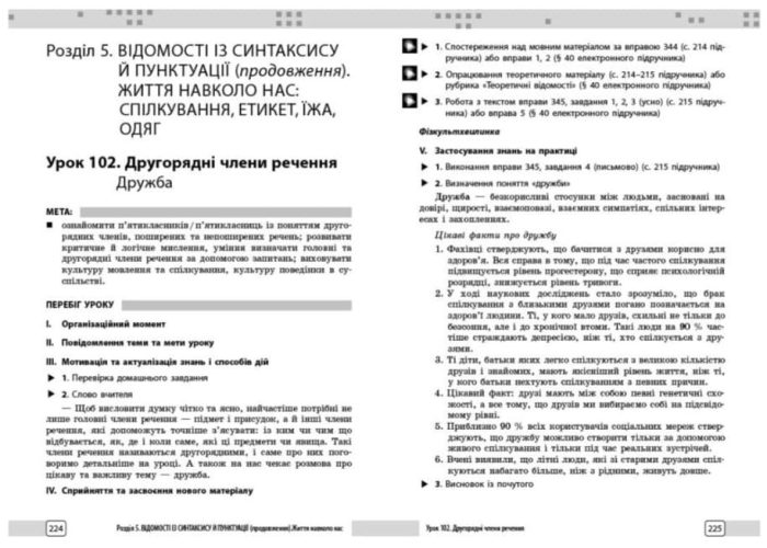 Українська мова. 5 клас. Розробки уроків до підручника Інни Літвінової | Паращич В.В. - Зображення 7