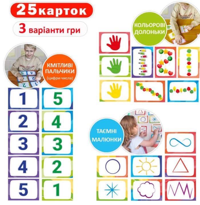 Набір розвиваючих карток НЕЙРОГРА - Зображення 3