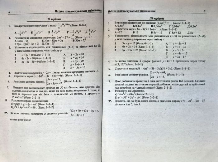 Діагностувальні роботи з алгебри. 8 клас (за прогр.: А. Мерзляк та ін.; О. Істер) | Мартинюк С. - Зображення 3