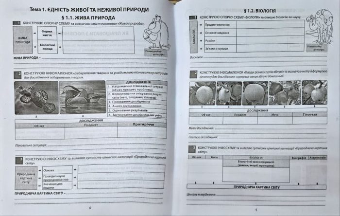 Біологія. Мій зошит для навчання. Розділ Діяльність. 7 клас | Соболь В.І. - Зображення 5