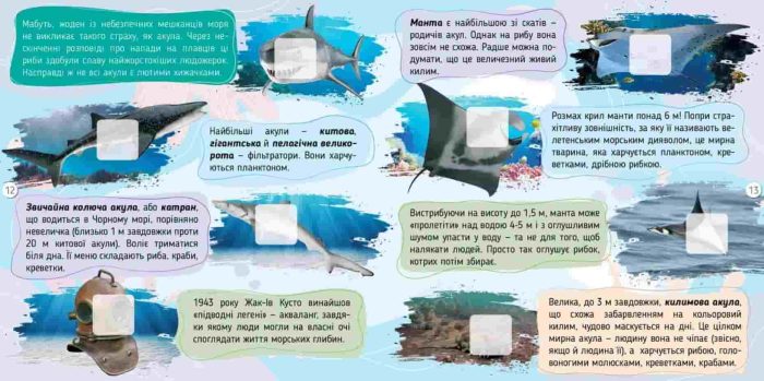 Моря, океани та їхні мешканці. 100 цікавинок | Шаповалова К.В - Зображення 2