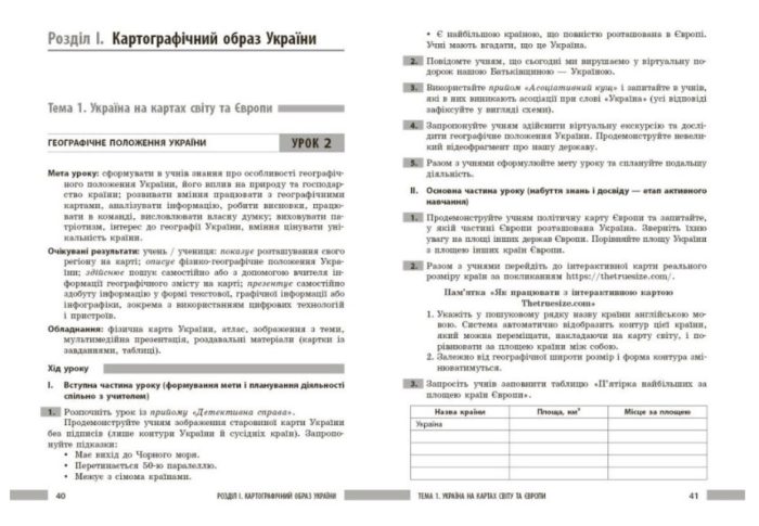 НУШ Географія. 8 клас. Розробки уроків | Хаврусь І. Філончук З.В. - Зображення 5