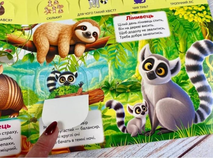 Книжка з віконцями. Хто це? Дивовижні тварини. 55 віконець | Н. Томашевська - Зображення 4