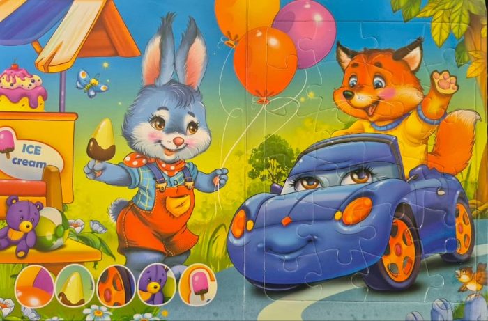 Puzzle. Веселі машинки. Шукай та знаходь - Зображення 3