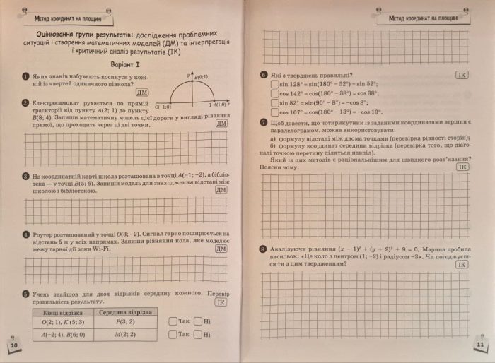 Алгебра. Геометрія. Зошит моїх досягнень 9 клас | Бевз В.Г. (комплект) - Зображення 8