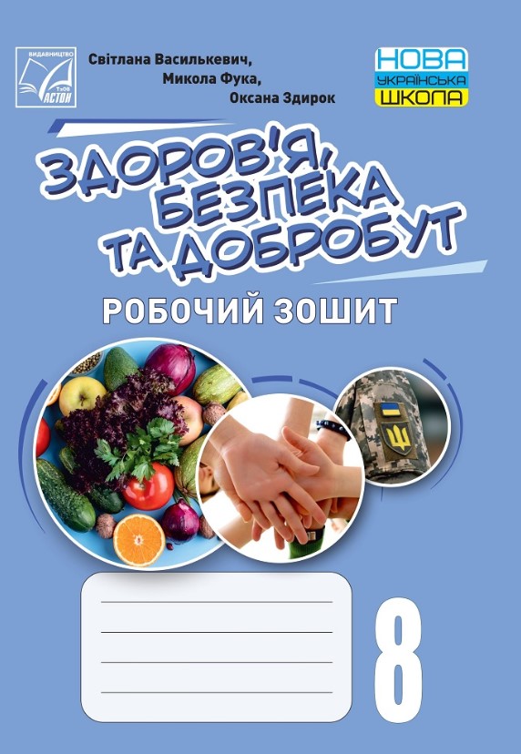 Screenshot_1 Здоровя, безпека та добробут. Робочий зошит 8 клас | Василькевич С., Фука М., Здирок О. - Зображення 1
