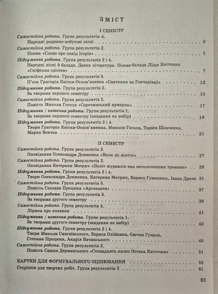 НУШ 9 клас Контроль результатів навчання Українська література + Оцінювання за групами результатів | Олександр Заболотний, Віктор Заболотний - Зображення 4