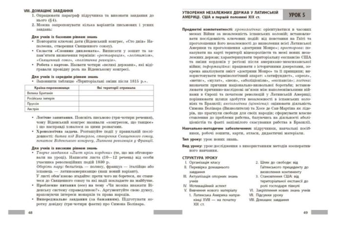 НУШ Всесвітня історія. 9 клас. Розробки уроків. Майстер-клас | Котішевська В. - Зображення 3