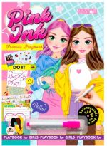 Багаторазова книга завдань для дівчаток "Pink Ink" із рожевим маркером "Friends Playbook"