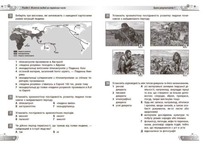 НУШ Історія України. Всесвітня історія. 6 клас. Збірник завдань для діагностичних робіт | Моктогуз О.П. - Зображення 3