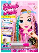 Багаторазова книга завдань для дівчаток "Pink Ink" із рожевим маркером "Girls Playbook"